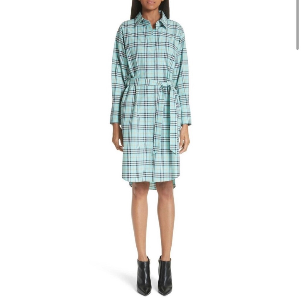 Burberry Shirt Dress & Belt - US Size 6